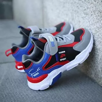 Водонепроницаемые кроссовки для бега Jitong Boys — детские размеры 4–15, идеально подходят для весны, осени и зимы 35 EU, 22.5 CM