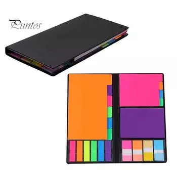 Водонепроницаемые липкие заметки, цветные комбинированные липкие заметки, набор, легко отрывающиеся липкие заметки, индексные наклейки для домашнего офиса, школы разноцветный