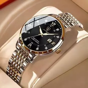 Водонепроницаемые металлические часы Lonzomoni