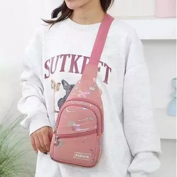 Водонепроницаемые многофункциональные нагрудные сумки, легкая беговая сумка через плечо для спортзала чёрный