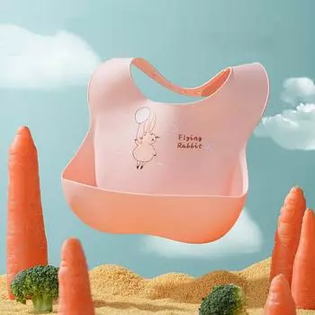 Водонепроницаемые мягкие силиконовые нагрудники, милые нагрудники с мультяшным принтом для маленьких детей, девочек и мальчиков, регулируемые детские нагрудники для детей, обед, кормление