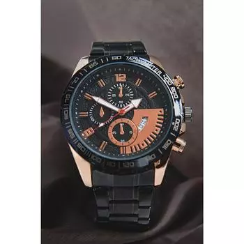 Водонепроницаемые мужские наручные часы из нержавеющей стали