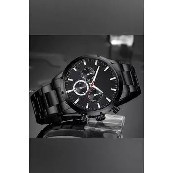 Водонепроницаемые мужские наручные часы со стальным шнуром