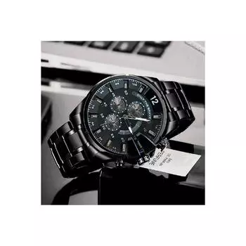 Водонепроницаемые мужские наручные часы со стальным ремешком