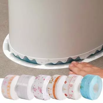 Водонепроницаемые наклейки на швы для ванной комнаты, роскошные наклейки для кухонной плиты, раковины, самоклеящиеся ПВХ, нашивка для унитаза