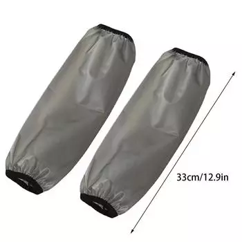 Водонепроницаемые нарукавники из термополиуретана, устойчивые к грязным домашним работам, уборка, рукава-манжеты, нарукавники, кухонные фартуки, аксессуары белый