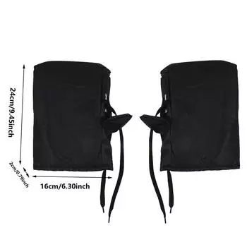 Водонепроницаемые перчатки для руля мотоцикла, защитные перчатки для рук, зимние ветрозащитные, утолщенные, теплые, термозащитные перчатки для мобильного телефона, 1 пара C