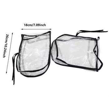 Водонепроницаемые перчатки для руля мотоцикла, защитные перчатки для рук, зимние ветрозащитные, утолщенные, теплые, термозащитные перчатки для мобильного телефона, 1 пара One Size