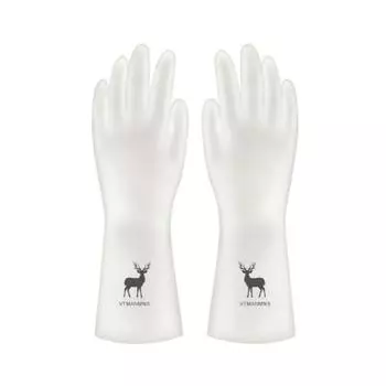 Водонепроницаемые перчатки для уборки дома Перчатки для мытья посуды Кухонные перчатки Прочные чистящие средства для уборки дома Инструменты для мытья посуды S олений