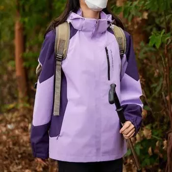 Водонепроницаемые походные куртки Женские ветровки Женская защитная куртка для женщин Модное спортивное пальто S слоновая кость/хаки