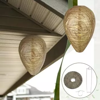 Водонепроницаемые приманки, подвесные сдерживающие средства, поддельная ткань, сдерживающее средство для пчелиных приманок для дома и сада на открытом воздухе One Size