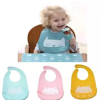 Водонепроницаемые регулируемые 6 цветов, полотенце для кормления ребенка, слюна, мультяшные фартуки, нагрудник для кормления, детские нагрудники