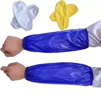 Водонепроницаемые рукава, стойкие к пятнам, утолщенные латексные рукава, защитные рукава для пищевых заводов, работ по дому, покраски, ремонта автомобилей синий