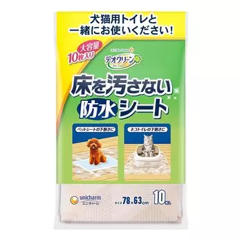 Водонепроницаемые салфетки Deoclean 10, которые пачкают пол туалета [Водонепроницаемые] не [Простыня для собак/Простыня для кошек] [Большая вместимость]