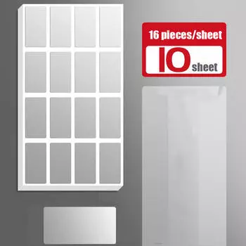 Водонепроницаемые самоклеящиеся этикетки, наклейки для кухонных банок для специй, бутылок, удобная организация хранения в домашнем офисе, классификация, имя, бирки S серебряный