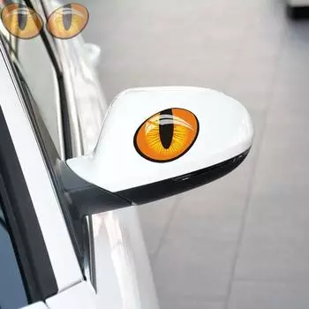 Водонепроницаемые самоклеящиеся наклейки для автомобиля, наклейки на зеркало заднего вида, виниловые светоотражающие наклейки на бампер автомобиля, украшения для окон