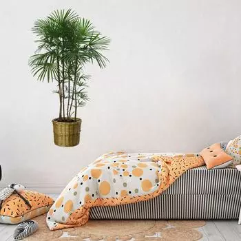 Водонепроницаемые самоклеящиеся зеленые наклейки для растений в горшках для украшения стен спальни, гостиной