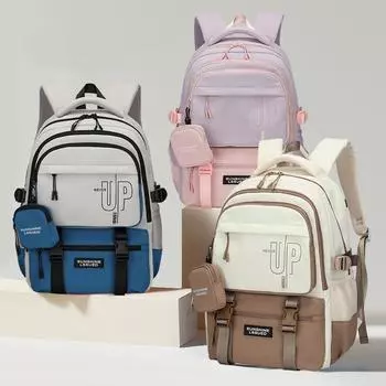 Водонепроницаемые школьные сумки для девочек с кошельком для девочек-подростков, детский рюкзак, школьная сумка с принтом, детские школьные рюкзаки
