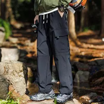 Водонепроницаемые штурмовые брюки Мужские свободные рабочие брюки на открытом воздухе Спортивные повседневные брюки L