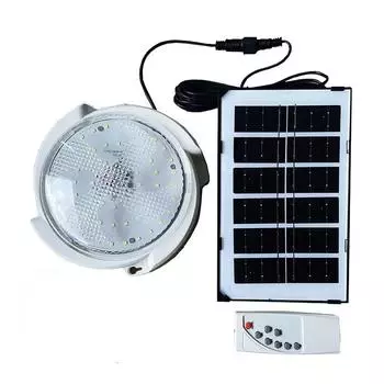Водонепроницаемые солнечные потолочные светильники с пультом дистанционного управления Светодиодный свет Коридор Сад Гостиная 60W