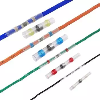 Водонепроницаемые термоусадочные стыковые соединители, пайка, соединительные провода для автолодки 400pcs