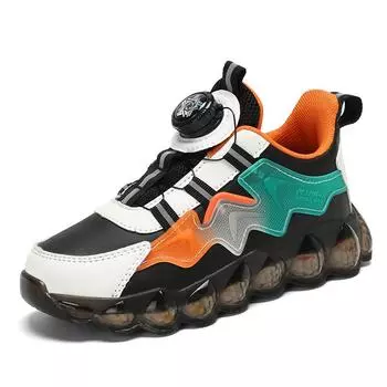 Водонепроницаемые ультралегкие нескользящие износостойкие кроссовки из искусственной кожи для мальчиков и девочек, детские кроссовки 28