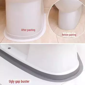 Водонепроницаемые, устойчивые к плесени наклейки на края унитаза для устранения запаха в ванной комнате