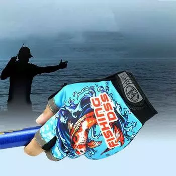 Водонепроницаемые защитные рукавицы для выживания, рыболовные принадлежности, мужские перчатки для рыбалки, перчатки для верховой езды black-2