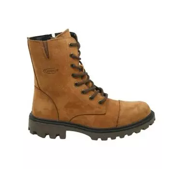 Водонепроницаемые женские кожаные ботинки с корицей Z7107NPF