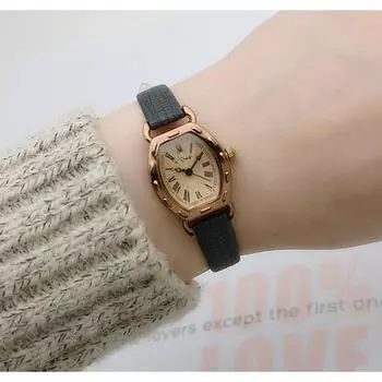 Водонепроницаемые женские кожаные наручные часы Baby Panda