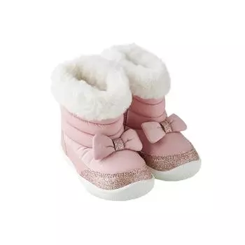 Водонепроницаемые зимние ботинки Minkmui Bling Ribbon для детей 130,140,150,160