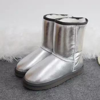 Водонепроницаемые зимние сапоги женские из натуральной овчины 2024 г., натуральная шерсть, женские зимние женские зимние сапоги женские сапоги женская обувь 34