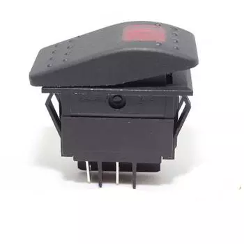 Водонепроницаемый 12 В 16 А барный тумблер-переключатель со светодиодной подсветкой для автомобиля мотоцикла лодки морского красный