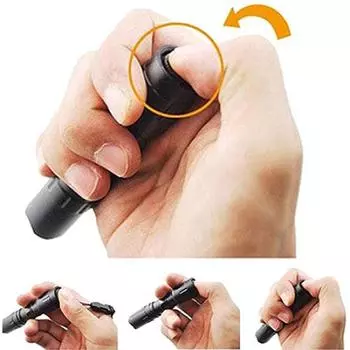 Водонепроницаемый 3W светодиодный ультра яркий мини-фонарик для кемпинга и пешего туризма