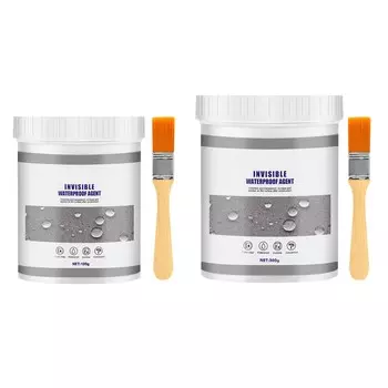 Водонепроницаемый агент, прозрачный антипротекающий невидимый изоляционный герметик с кистью для настенной плитки Ceme 100g