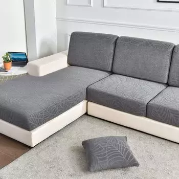 Водонепроницаемый эластичный чехол для дивана, универсальный однотонный жаккардовый чехол для дивана, подушка для сиденья, чехол для дивана.. 45*45cm