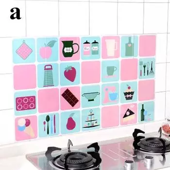 Водонепроницаемый анти-масляные пятна lecythus украшение для кухни стикер стены плитка наклейка a