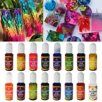 Водонепроницаемый эпоксидный пигмент без запаха, уникальная забавная жидкость для краски из УФ-смолы жёлтый