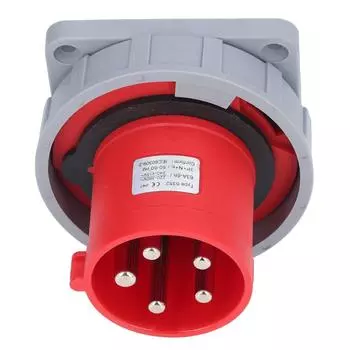 Водонепроницаемый авиационный разъем розетка нейлон латунь 5-контактный промышленный разъем 3P+N+E AC 220380V 240415V 6