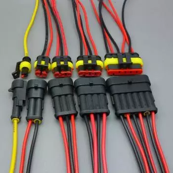 Водонепроницаемый автомобильный разъем электрического разъема, автомобильный электрический провод, клеммный кабель 2 pin