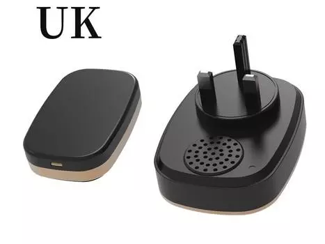 Водонепроницаемый беспроводной дверной звонок 300 м с дистанционным управлением, штепсельная вилка европейского стандарта, Великобритании и США, дверной звонок, щелочная батареяAA EU Plug