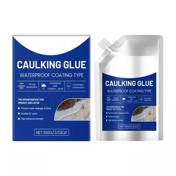 Водонепроницаемый быстросохнущий герметик для трещин в крыше и стенах дома, герметичный, водонепроницаемый, износостойкий, One Size белый