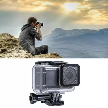 Водонепроницаемый чехол для экшн-камеры, чехол для дайвинга, защитный чехол для подводной съемки, 60 м, защита для подводных снимков