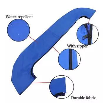 Водонепроницаемый чехол для багажника 600D 3 Bow Bimini Top, без каркаса, чехол для яхты, лодки, с застежкой-молнией, пылезащитный чехол от УФ-излучения, морские аксессуары