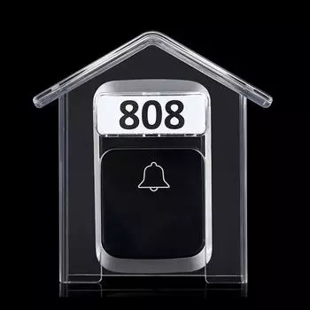 Водонепроницаемый чехол для беспроводного дверного звонка, умная кнопка дверного звонка, кнопка звонка