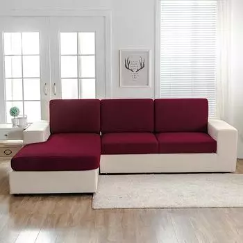 Водонепроницаемый чехол для дивана, 1/2/3/4-местный чехол для дивана для гостиной, эластичный L-образный угловой чехол для дивана, чехол для дивана 1 seater cover