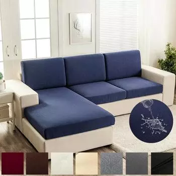 Водонепроницаемый чехол для дивана, 1/2/3/4-местный чехол для дивана для гостиной, эластичный L-образный угловой чехол для дивана, чехол для дивана 1 seater cover