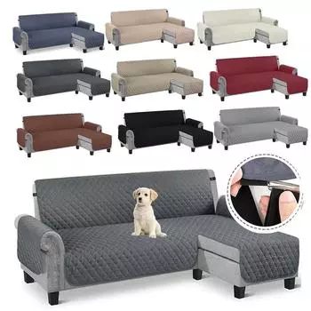 Водонепроницаемый чехол для дивана, чехол для дивана с нескользящими гранулами, эластичный ремень, чехол для дивана, противоскользящий, моющийся, защитный чехол для мебели S