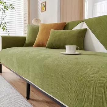 Водонепроницаемый чехол для дивана из шенилла, универсальный нескользящий чехол для дивана, полотенце, защитные коврики для дивана для украшения гостиной, подушка для дивана 70x90