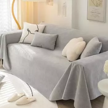 Водонепроницаемый чехол для дивана на все времена года Nordic Ins Полотенце для дивана Полный чехол Новый чехол для дивана с защитой от царапин от кошек 90*90cm